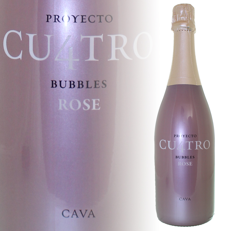 Bodegas Clos Mont-Blanc Proyecto Cu4tro Bubbles Cava Rosé